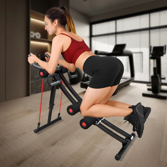 GIKPAL Foldable Ab Machine For Home Gym Abdominal Trainer