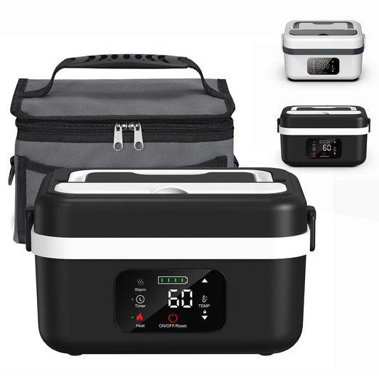 Feature Wireless Insulated Lunch Box With 8000mAh Battery 60W Heater