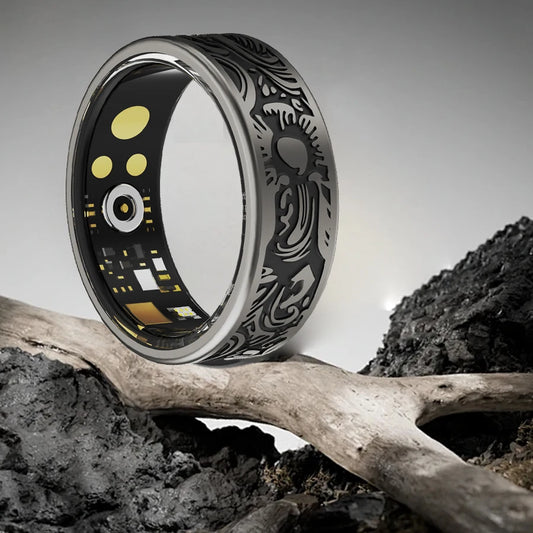 Smart Ring Fitness Tracker With Sleep Monitor And Pedometer