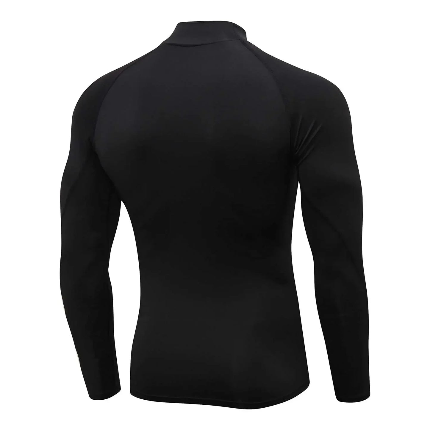 Mens Compression Long Sleeve Turtleneck Shirt Quick Dry