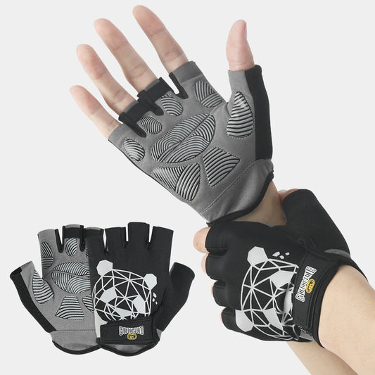 GOUNODC Half Finger Cycling Gloves MTB Shock Absorption Men Women