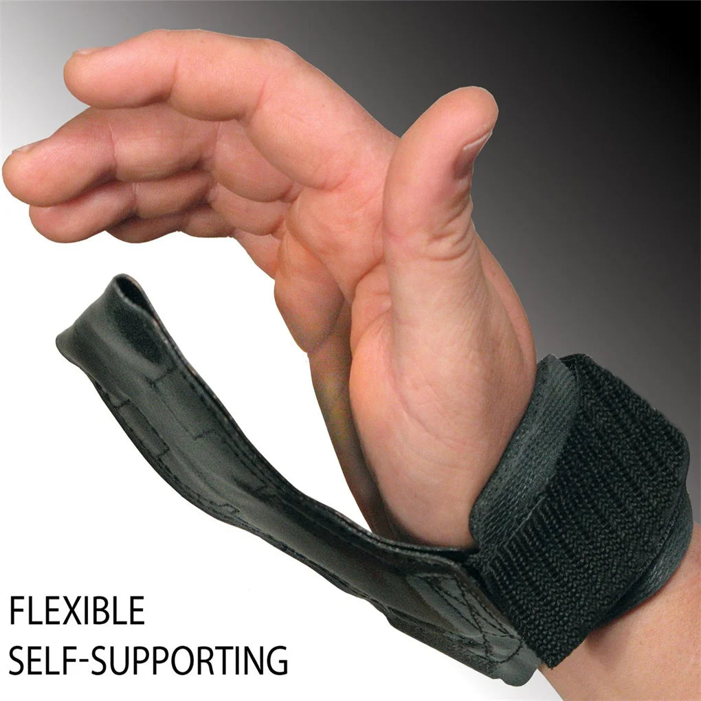 Hign Concerned Weightlifting Wrist Strap Dual Layer Leather