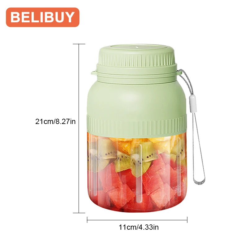 Mini Portable Blender USB Rechargeable Smoothie Maker